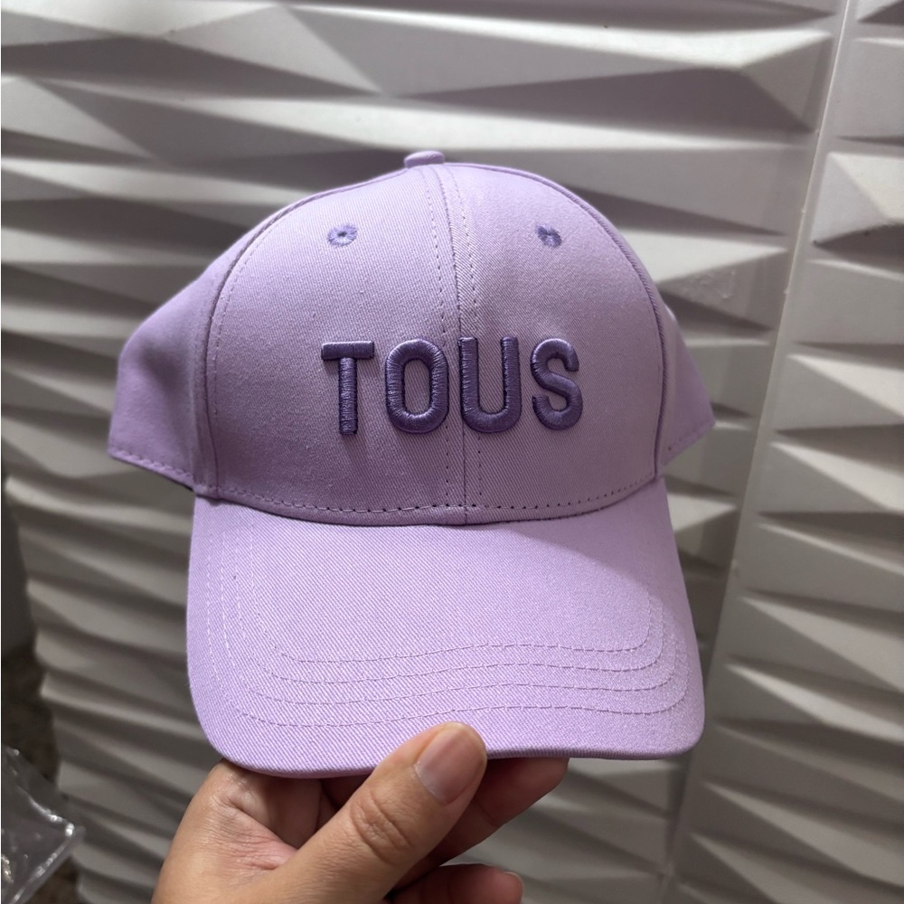 Tous Purple Baseball Cap with Embroidered Logo